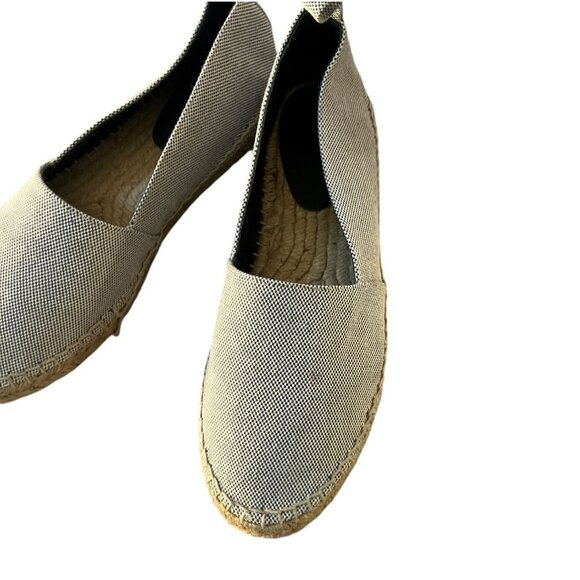 Celine Canvas Espadrilles Slip On Navy Blue Made in Spain Size 40 - Picture 7 of 10